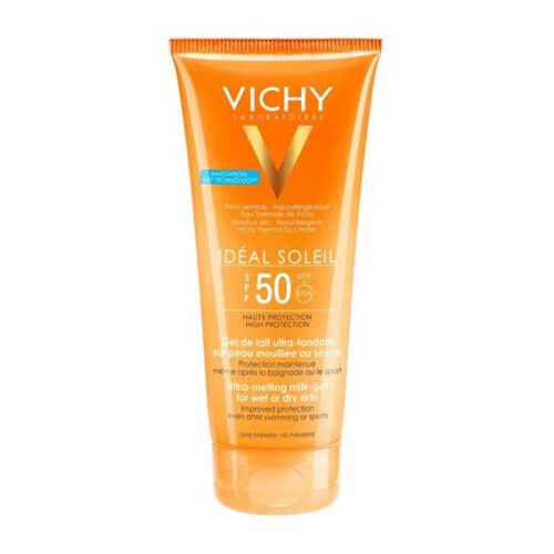 Ideal Soleil Ultra-Melting Gel SPF 50 To Apply On Dry Or Wet Skin