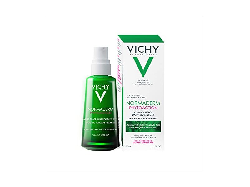 Vichy Laboratories Acne Control Daily Moisturizer, Normaderm Phytoaction, 1.69 fl oz/50 ml