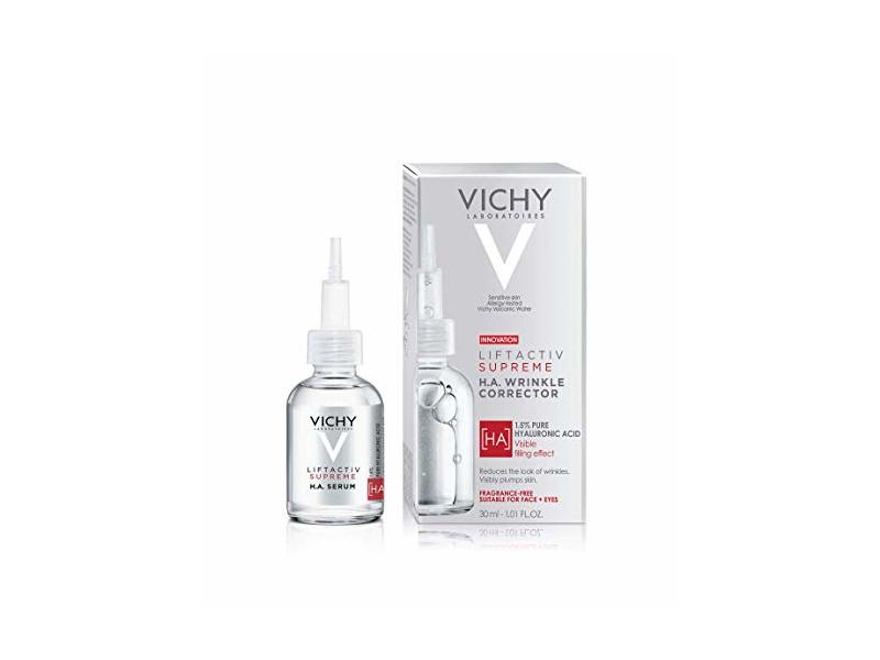 Vichy Laboratories Liftactiv Supreme H.A. Wrinkle Corrector, Fragrance-Free, 1.01 fl oz/30 mL