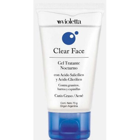 Clear Face Gel Tratante Nocturno