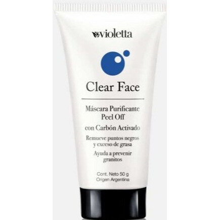 Clear Face Peel Off Mask With Charcoal