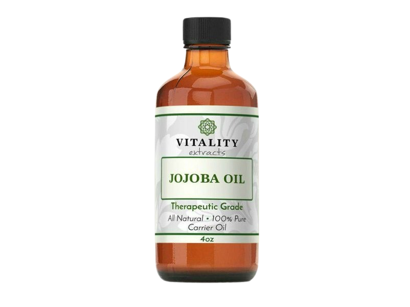 Vitality Extracts Therapeutic Grade All Natural 100 % Pure Carrier Oil, Jojoba Oil, 4 oz