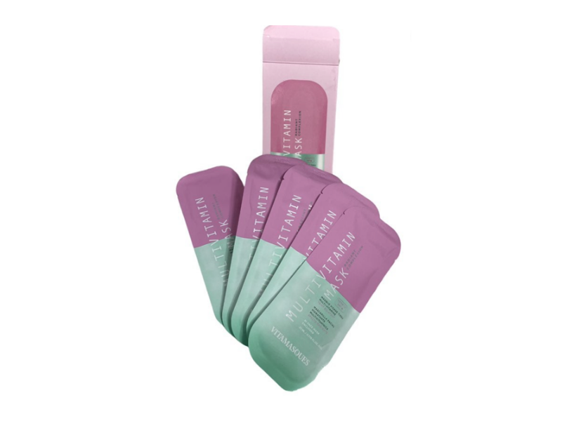Vitamasques Multivitamin Mask, Radiant Complexion, 0.778 fl oz/23 ml, 5 Ct