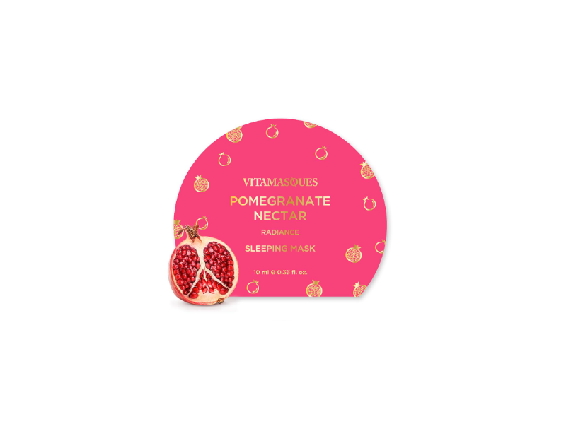Vitamasques Sleeping Mask, Pomegranate Nectar, 0.33 fl oz/10 mL