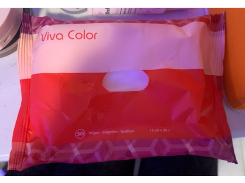 Viva Color Wipes, 30 Count
