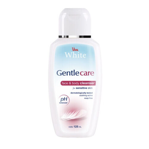 White Gentle Care Face & Body Cleanser