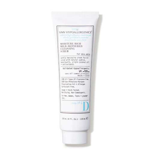 Moisture Rich Mild-Mannered Cleansing Scrub For Dry Skin