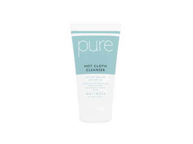 Waitrose & Partners Pure Hot Cloth Cleanser, Oat Seed Oil & Avocado Oil, 150 mL