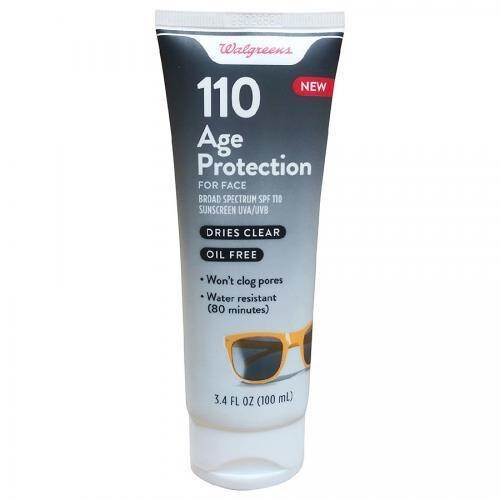 Age Protection For Face Sunscreen SPF 110