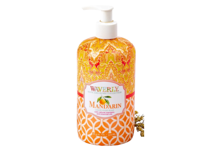 Waverly Liquid Hand Soap, Mandarin, 16 fl oz/500 mL
