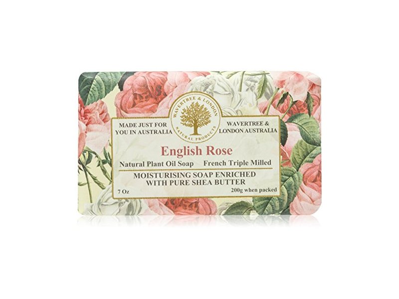 Wavertree & London English Rose Luxury Soap, 7 Oz