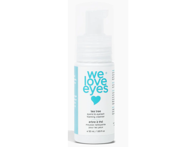 We Love Eyes Tea Tree Eyelid Foaming Cleanser, 1.69 fl oz/50 mL
