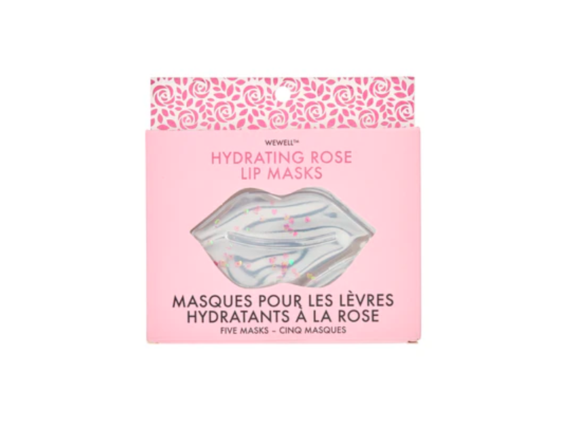 We Well Hydrating Rose Lip Masks, 5 Count