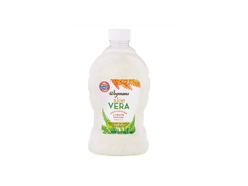 Wegmans Liquid Hand Soap, Aloe Vera, 56 fl oz/1.66 L