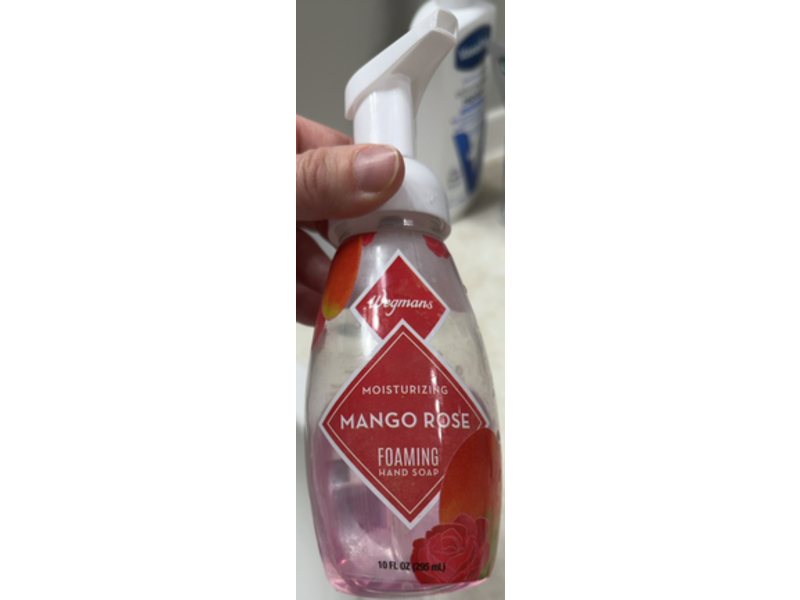 Wegmans Moisturizing Foaming Hand Soap, Mango Rose, 10 fl oz/295 mL
