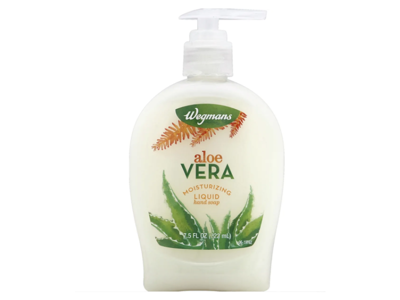 Wegmans Moisturizing Liquid Hand Soap, Aloe Vera, 7.5 fl oz/222 mL