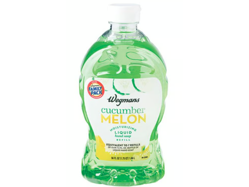 Wegmans Moisturizing Liquid Hand Soap, Cucumber Melon, Refill, 56 fl oz/1.06 L