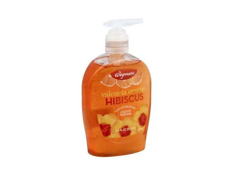 Wegmans Moisturizing Liquid Hand Soap, Valencia Orange Hibiscus, 7.5 fl oz