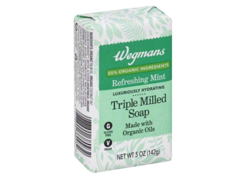 Wegmans Triple Milled Soap, Refreshing Mint, 5 oz/142 g