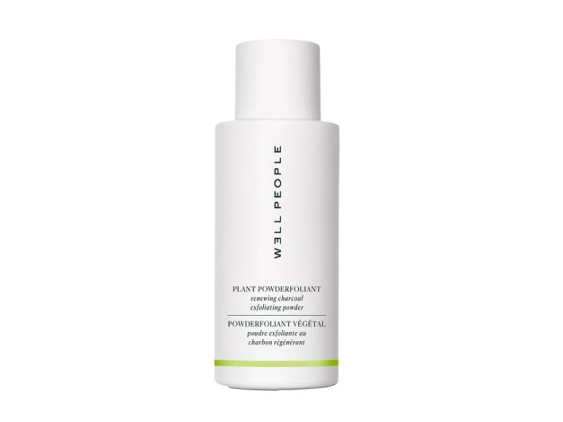Well People Plant Powderfoliant Exfoliating Powder, Renewing Charcoal, 0.56 oz/16 g