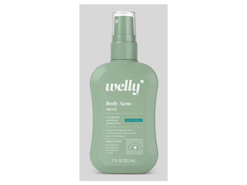 Welly Body Acne Spray, Treatment, 7 fl oz/207 mL