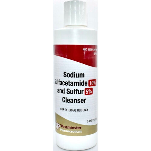 Sodium Sulfacetamide 10% And Sulfur 5% Cleanser