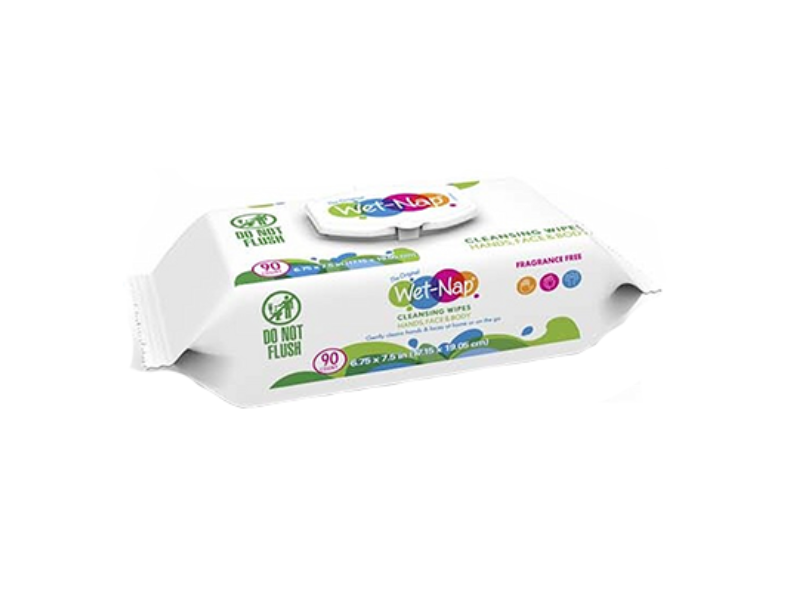 Wet-Nap Cleansing Wipes, The Original, 90 Count, Pack Of 6