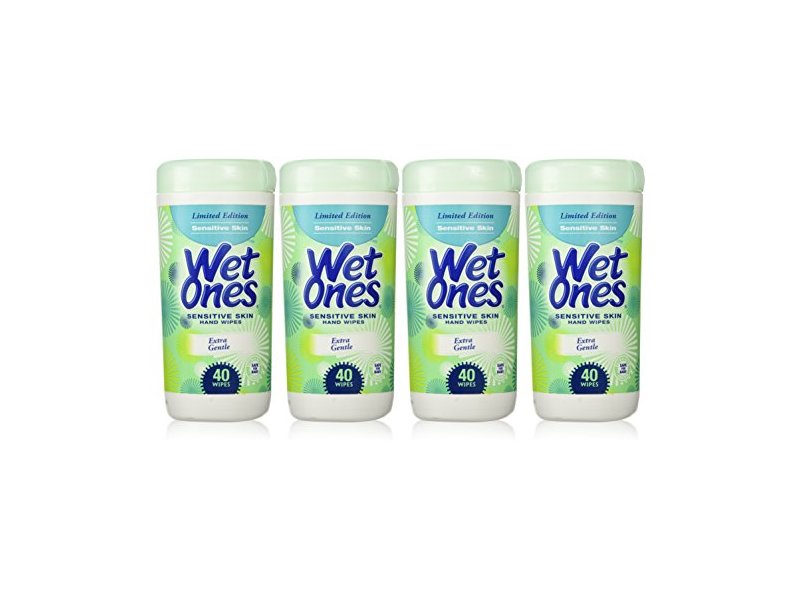 Wet Ones Sensitive Skin Hand Wipes, 40 Wipes