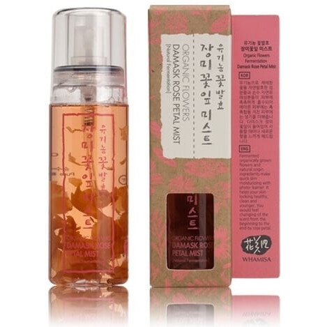Organic Flowers Damask Rose Petal Mist