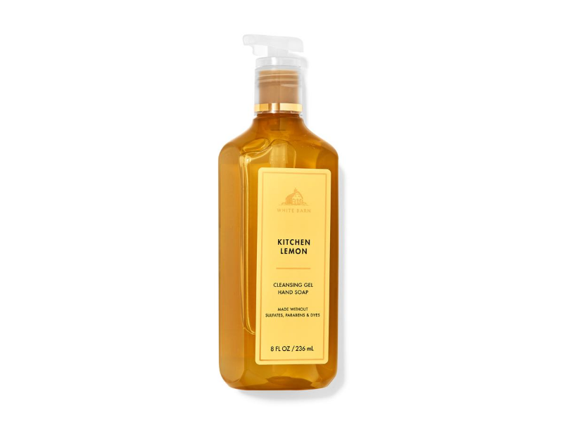 White Barn Cleansing Gel Hand Soap, Kitchen Mandarin, 8 fl oz/236 mL
