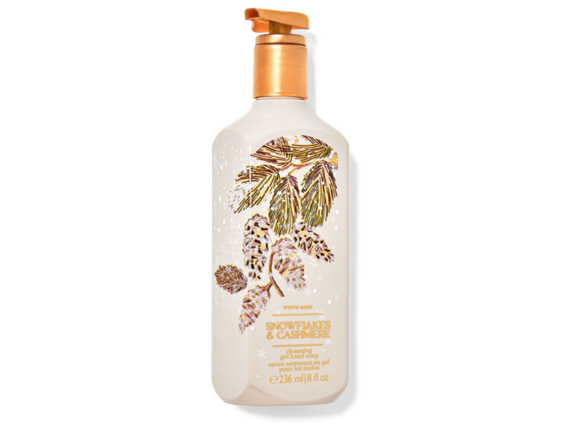 White Barn Cleansing Gel Hand Soap, Snowflakes & Cashmere, 8 fl oz/236 mL