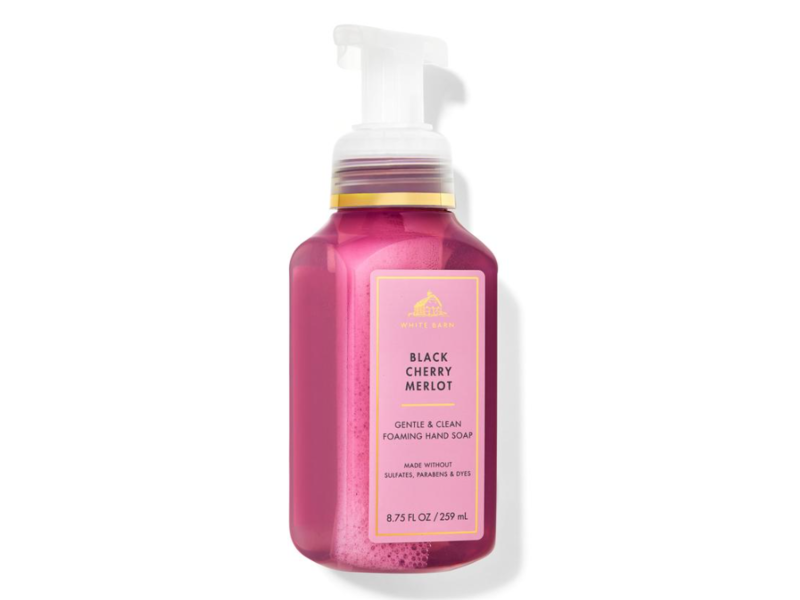 White Barn Gentle & Clean Foaming Hand Soap, Black Cherry Merlot, 8.75 fl oz/259 mL