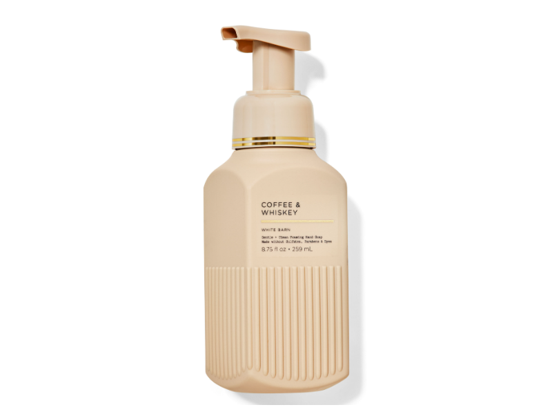White Barn Gentle + Clean Foaming Hand Soap, Coffee & Whiskey, 8.75 fl oz/259 mL, Pack Of 2