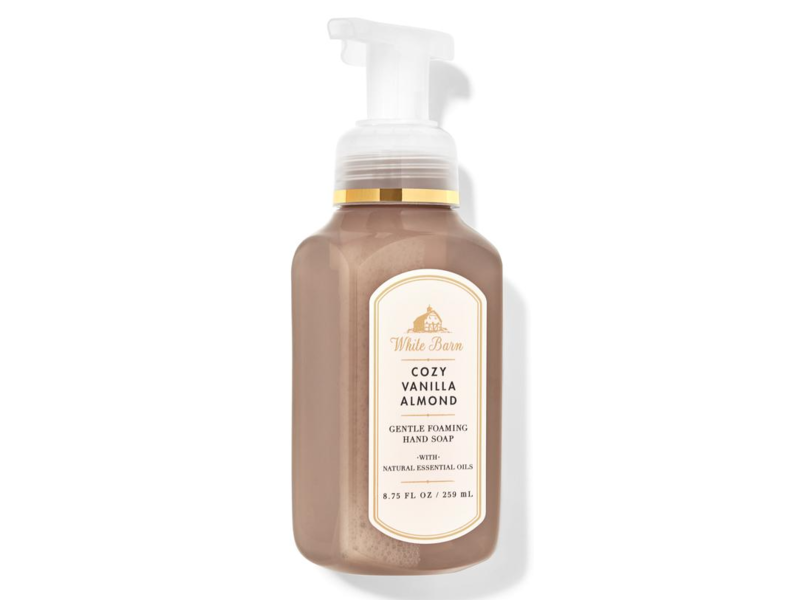 White Barn Gentle & Clean Foaming Hand Soap, Cozy Vanilla Almond, 8.75 fl oz/259 mL