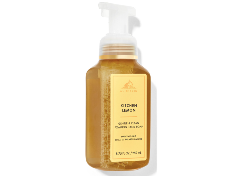 White Barn Gentle & Clean Foaming Hand Soap, Kitchen Lemon, 8.75 fl oz/259 mL