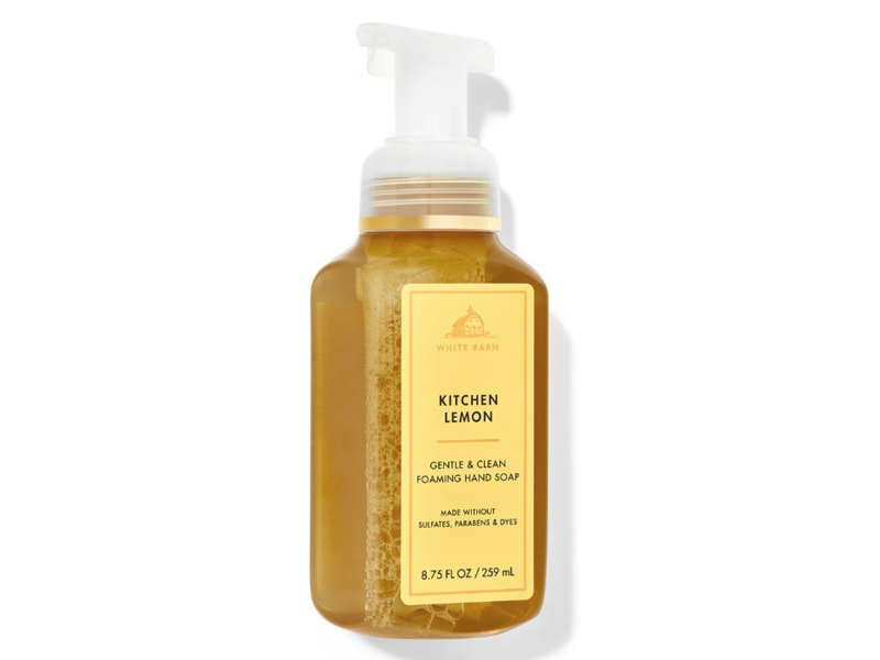 White Barn Gentle & Clean Foaming Hand Soap, Kitchen Lemon, 8.75 fl oz/259mL