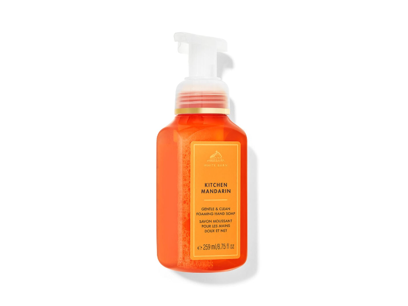 White Barn Gentle & Clean Foaming Hand Soap, Kitchen Mandarin, 8.75 fl oz/259 mL, Pack Of 2