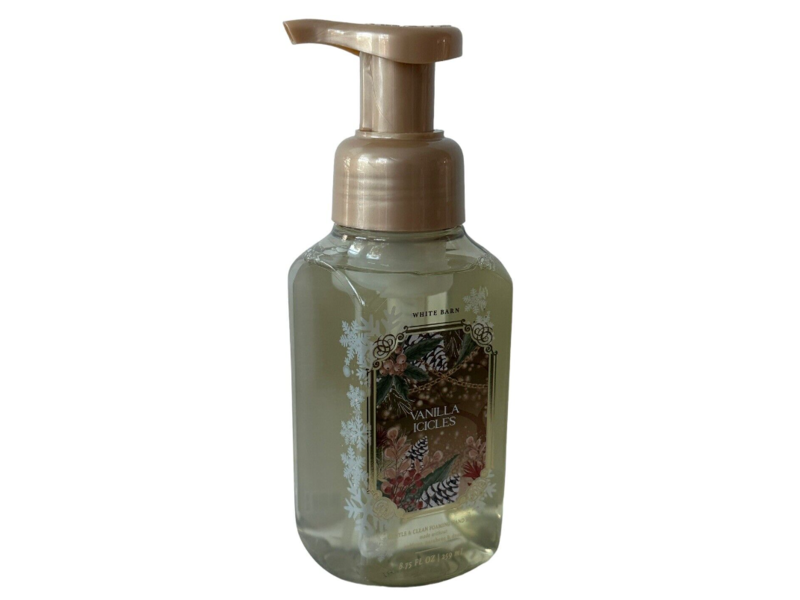 White Barn Gentle & Clean Foaming Hand Soap, Vanilla Icicles, 8.75 fl oz/259 mL