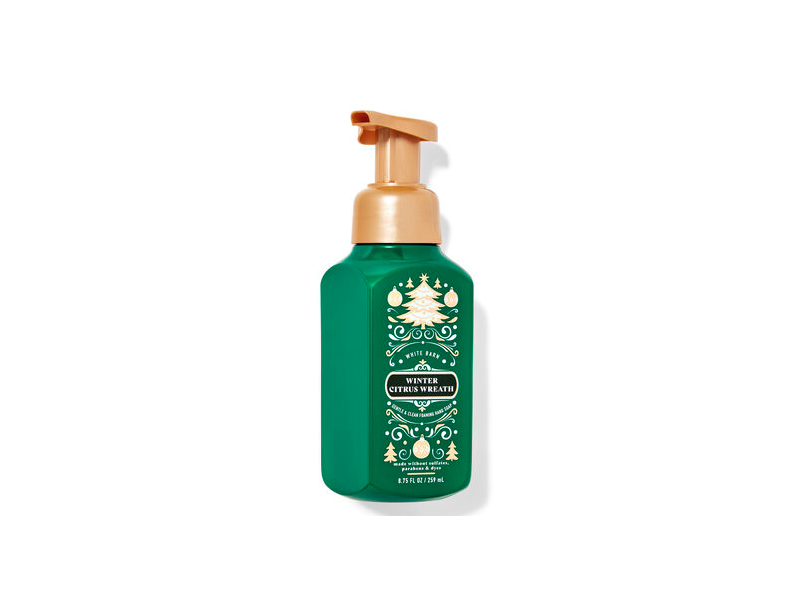White Barn Gentle & Clean Foaming Hand Soap, Winter Citrus Wreath, 8.75 fl oz/259 mL, Pack of 2