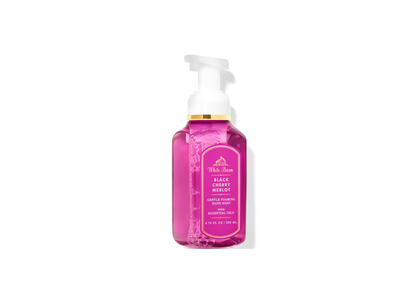 White Barn Gentle Foaming Hand Soap, Black Cherry Merlot, 8.75 fl oz/259 mL