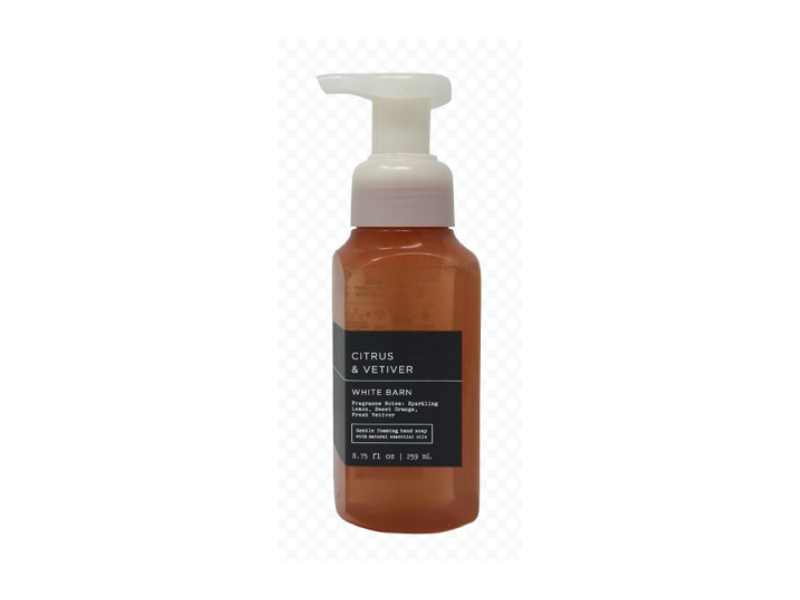 White Barn Gentle Foaming Hand Soap, Citrus & Vetiver, 8.75 fl oz/259 mL
