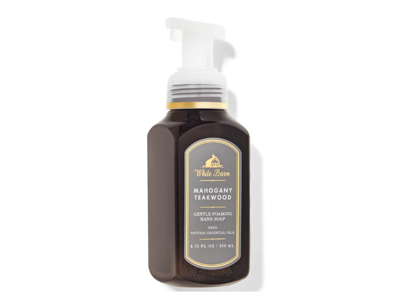 White Barn Gentle Foaming Hand Soap, Mahogany Teakwood, 8.75 fl oz/259 mL