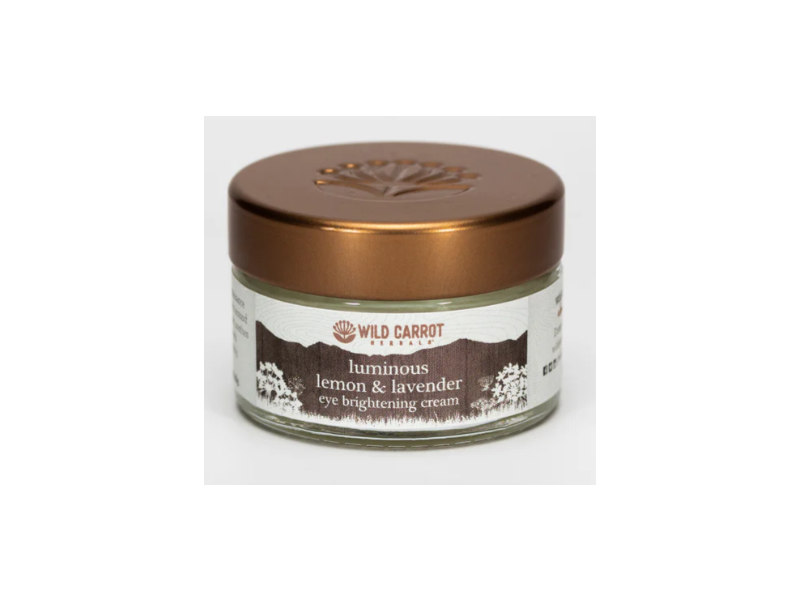 Wild Carrot Herbals Eye Brightening Cream, Luminous Lemon & Lavender, 15 mL