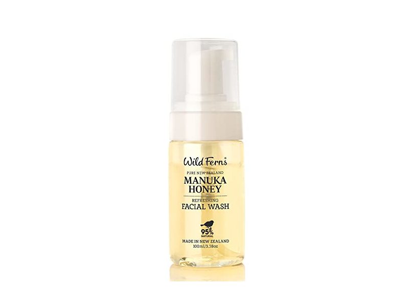 Wild Ferns Refreshing Facial Wash, Manuka Honey, 3.38 oz/100 mL