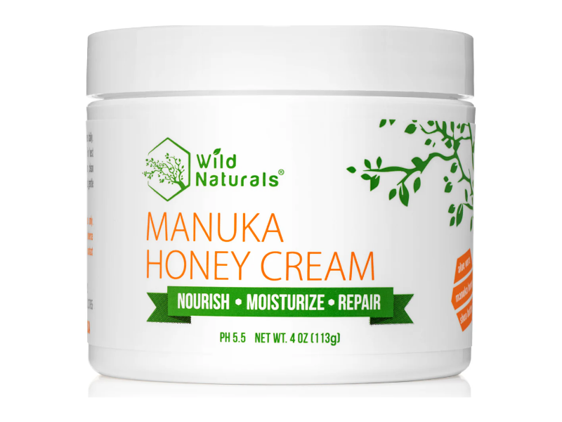 Wild Naturals Manuka Honey Cream, 4 oz/113 g