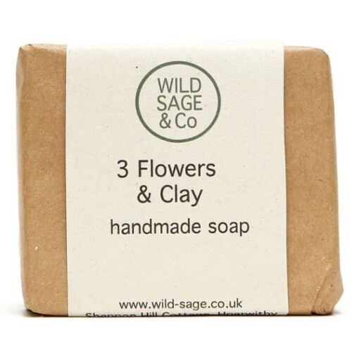 Three Flowers + Clay Soap