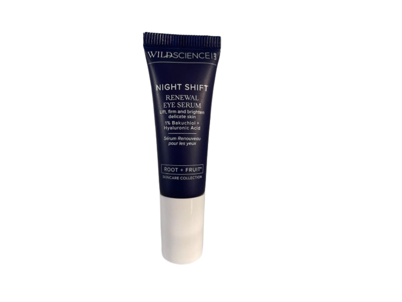 Wild Science Lab Night Shift Renewal Eye Serum, Bakuchiol + Hyaluronic Acid, 0.2 fl oz/7 mL