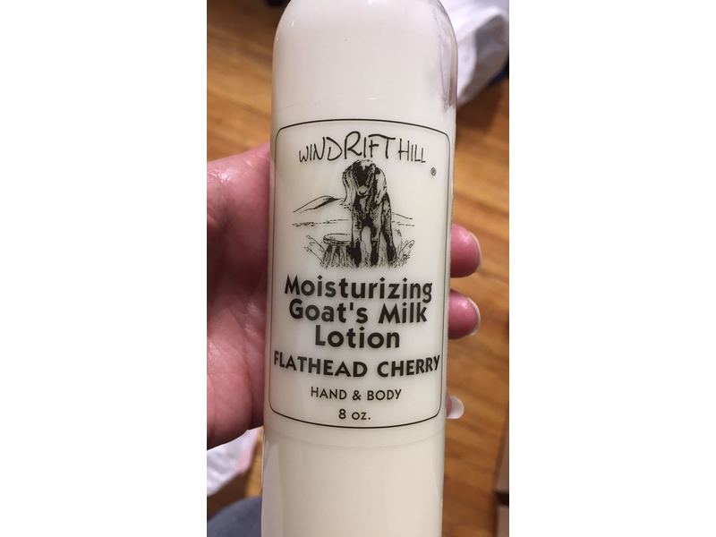 Windrift Hill Moisturizing Goat's Milk Lotion, Flathead Cherry, 8 oz
