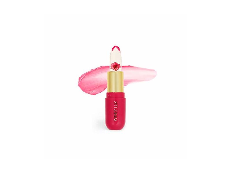 Winky Lux Flower Lip Balm, Pink Flower, 0.13 oz/3.6 g