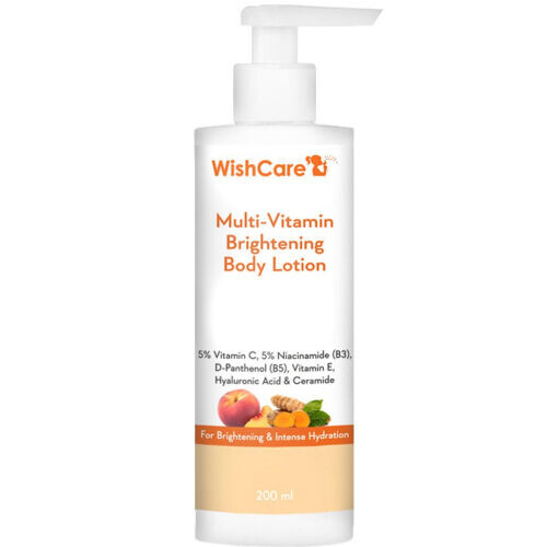 Multi Vitamin Brightening Body Lotion - For Bright Skin & Intense Hydration - With 5% Vitamin C, 5% Niacinamide, Ha, Ceramide, Kakadu Plum & Turmeric
